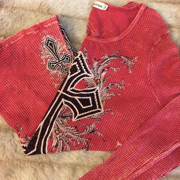 Tops - 🌺LIBERATION  Bling Cross Top🌺